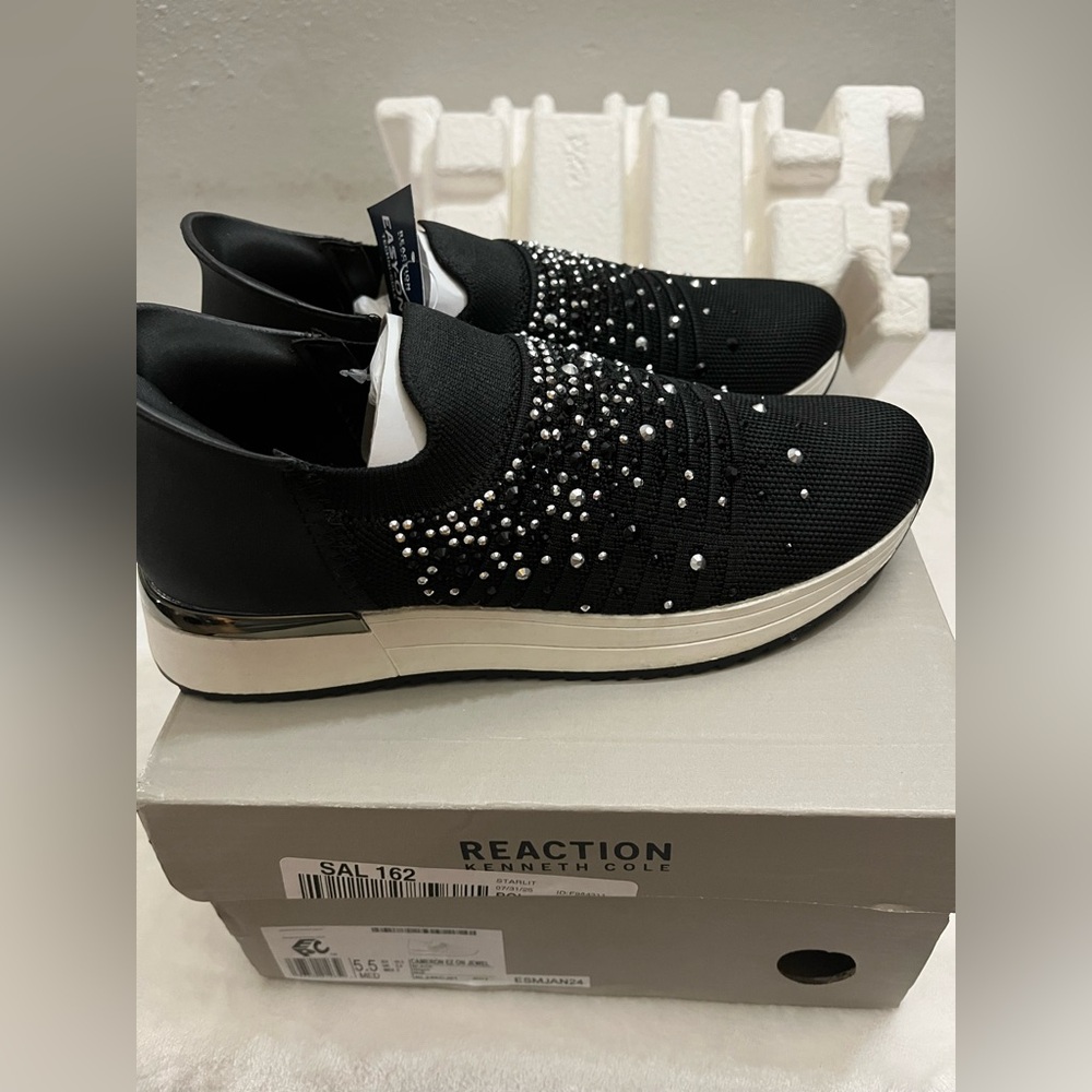 Sneakers Women's Cameron EZ On Jewel Kenneth Cole Reaction Black noir Size 5.5